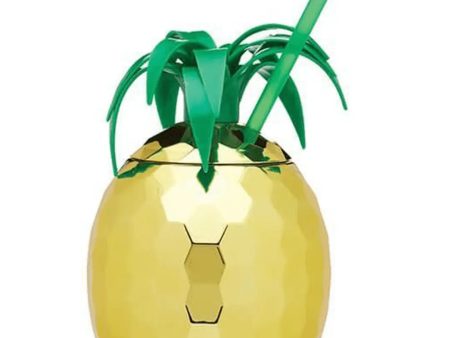 BarCraft Pineapple Drinks Jar With Straw, 750 ml Cheap