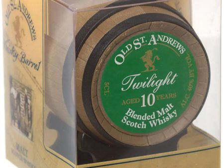 Old St Andrews Twilight Blended Malt Whisky 10 Year Old Mini Barrel, 5 cl on Sale