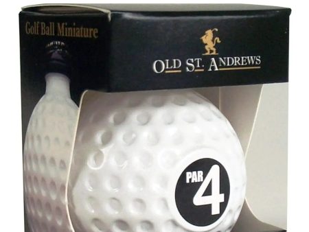 Miniature Scotch whisky filled sprayed golf ball bottle, 5 cl on Sale