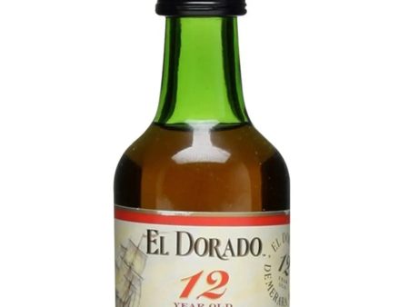 El Dorado 12 Year Old Rum miniature, 5 cl Online Hot Sale