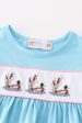 Blue duck embroidery girl set Online Sale