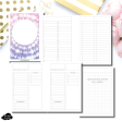 A5 Rings Size | Full Month Undated Structured Daily + Additional Covers Printable Insert © For Discount