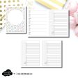 A5 Rings Size | TheCoffeeMonsterzCo Collaboration Weekly Daily Printable Insert © Sale