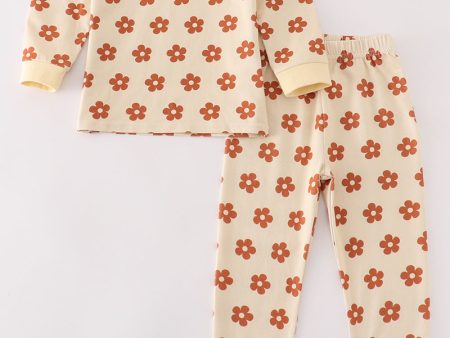 Premium Floral print girl set Supply