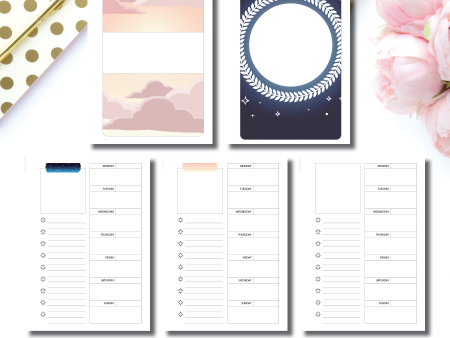 A5 Rings Size | Hey Soul Sticker Weekly Layout Collaboration Printable Insert Hot on Sale