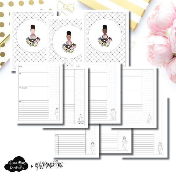 A5 RINGS Size | Goldmine & Coco Daily Collaboration Printable Inserts © Online Sale