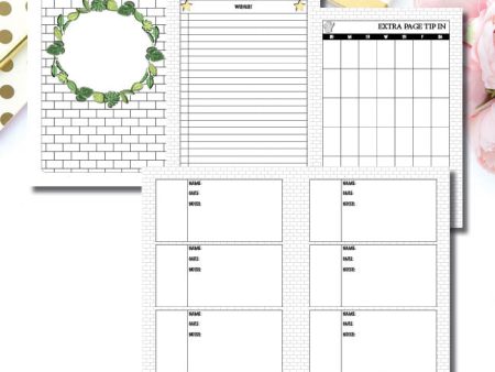 A5 Rings Size | Plant Care - Fox & Pip Collaboration Printable Insert © Hot on Sale