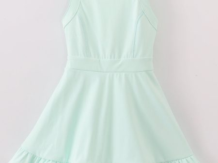 Mint active sporty ruffle tennis dress For Discount