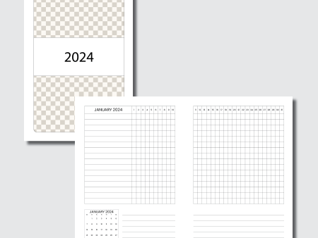 A5 Rings Size | 2024 Dated Tracker Printable Insert Online