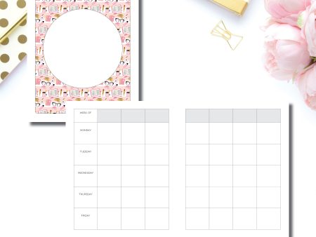 A5 Rings Size | Lesson Planner 2.0 Printable Insert For Sale