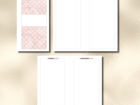 A5 Rings Size | LIMITED EDITION: Love Luxe Bundle Printable Insert Supply