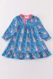 Blue music fan girl pajamas dress For Discount