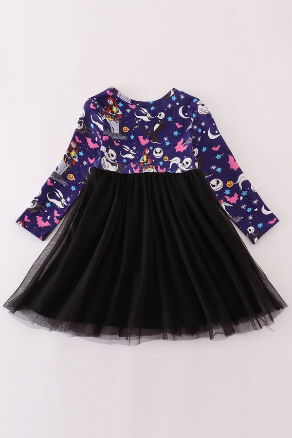 Black halloween ghost tutu dress Supply