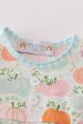 Pumpkin print ruffle girl bubble Sale