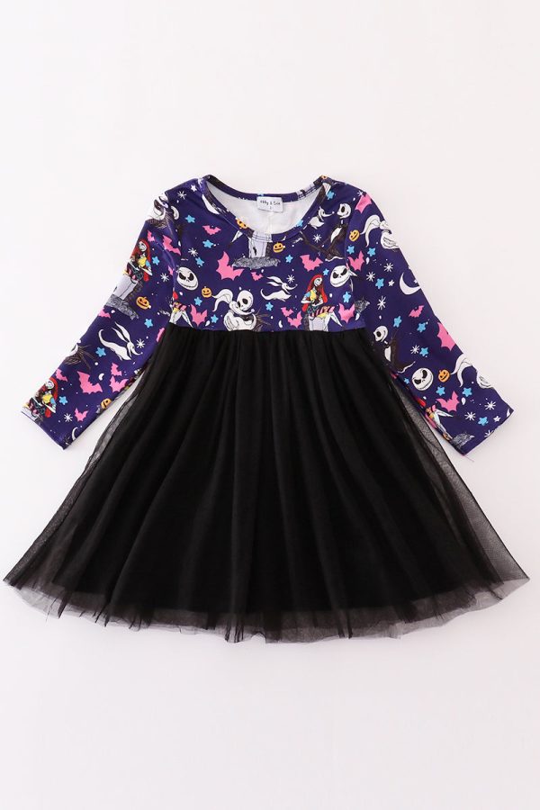 Black halloween ghost tutu dress Supply