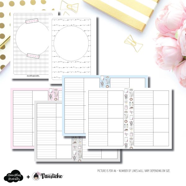 A5 Rings Size | Vanstickie Collaboration Printable Insert © on Sale