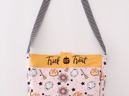 Pink halloween trick or treat bag Online Sale