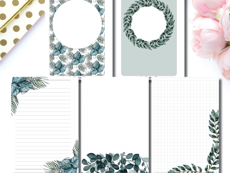 A5 Rings Size | Plant Lovers Notes Printable Insert For Cheap