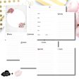 A5 Rings Size | Undated Daily Papershire Collaboration Printable Insert © Supply