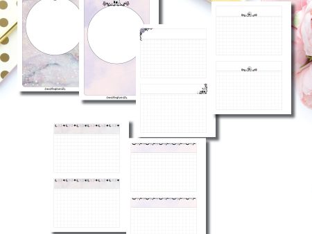 A5 Rings Size | Grumpy Bear Moon Child Collaboration Printable Insert © Online now