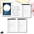 A5 Rings Size | SpotDrop Collaboration Reading Book Log Printable Insert © Fashion