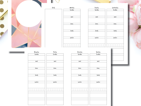 A5 Rings Size | Wellness Tracker Printable Insert For Discount