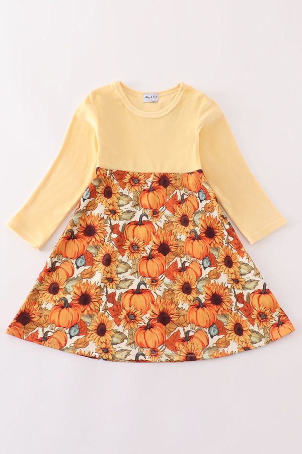 Beige velvet pumpkin dress Online now