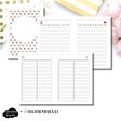 A5 Rings Size | TheCoffeeMonsterzCo Collaboration Holiday Notes & Lists Printable Insert © Online Hot Sale