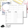 A5 Rings Size | JeshyPark Undated Daily Collaboration Printable Insert © Hot on Sale