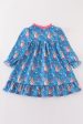 Blue music fan girl pajamas dress For Discount