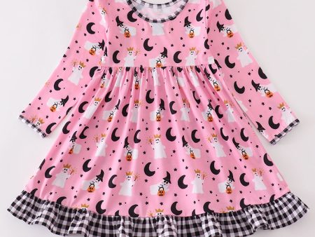 Premium Pink halloween ghost dress Sale